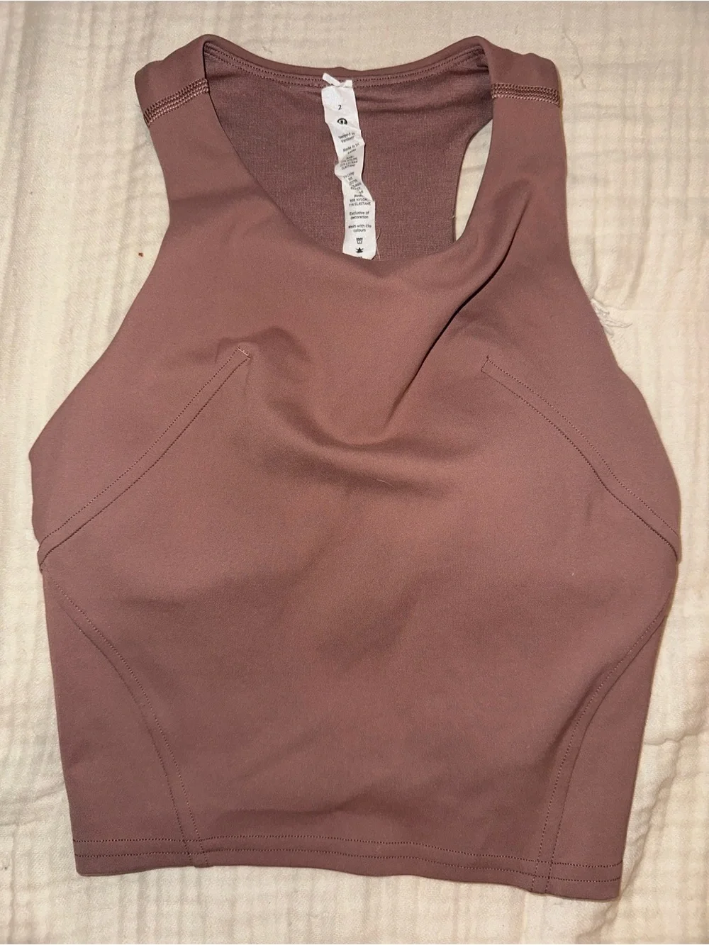Lululemon Wunder Train Racerback Tank Top size 2
